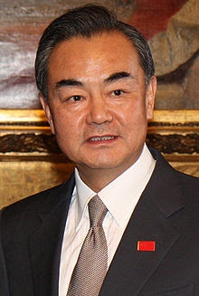 Chinese foreign minister Wang Yi